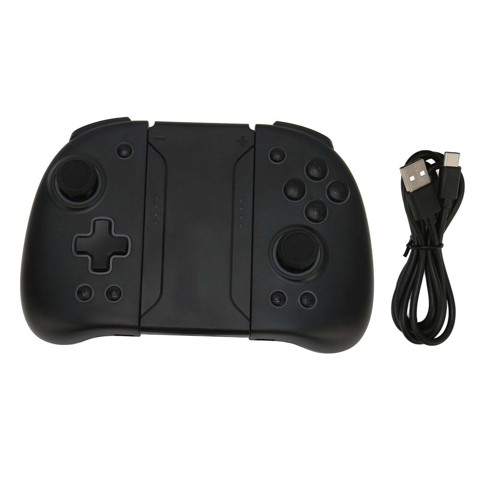EIMSOAH Controlador de Juegos Inalámbrico de Vibración de Doble Motor Desmontable Efectos de Iluminación RGB Gamepad Bluetooth para Interruptor Control de Juego Preciso para Teléfono Móvil