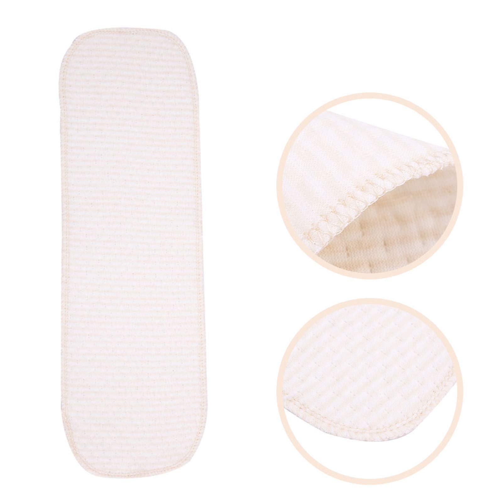 10 Pcs Bébé Couches, Coton Doux Respirant Bonne Absorption D'eau Doublures De Couches Réutilisables Insérer Des Couches Lavables
