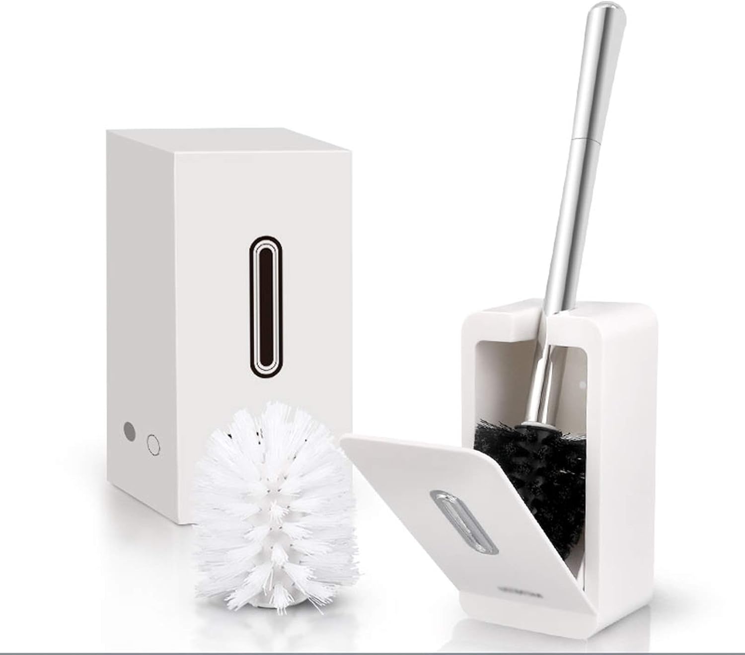 Toilet Brush and Holder PunchFree Toilet Brush 360degree