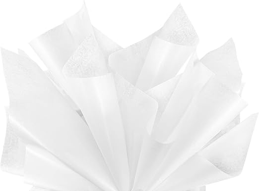 Flexicore Packaging® | Gift Wrap Tissue Paper | Size: 15"x20" | 100 Sheet | Acid Free Bulk Tissue Paper | (White)