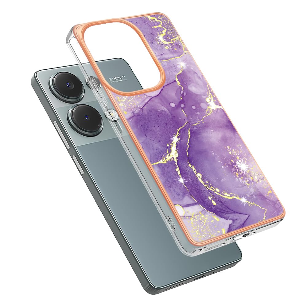 Custodia In Silicone Morbido Per Redmi Note 13 4G - Cover Bumper Antiurto, Sottile 2.2mm, Anti-impronte, Marrone - 2