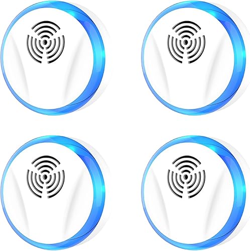 Repelente ultrasónico de plagas para interior para control de roedores, repelente de mosquitos, asesino de cucarachas, disuasorio de arañas,