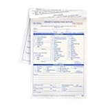 Detailed Driver's Vehicle Inspection Report 5-pk. - Book Format with 31 Sets, 3-Ply Carbonless, Blue Ink, 5.5