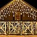 Rideau lumineux Extérieur, Guirlande Lumineuse Exterieure 10M 400 LED, Rideau Lumineux Intérieur Étanche IP44 avec 8 Modes pour Noel, Fete