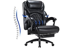 Ergonomic Big and Tall Office Chair with Lumbar Support for Women
