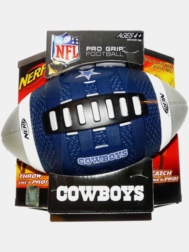 Nerf NFL Pro Grip Football Dallas Cowboys : Amazon.sg: Toys