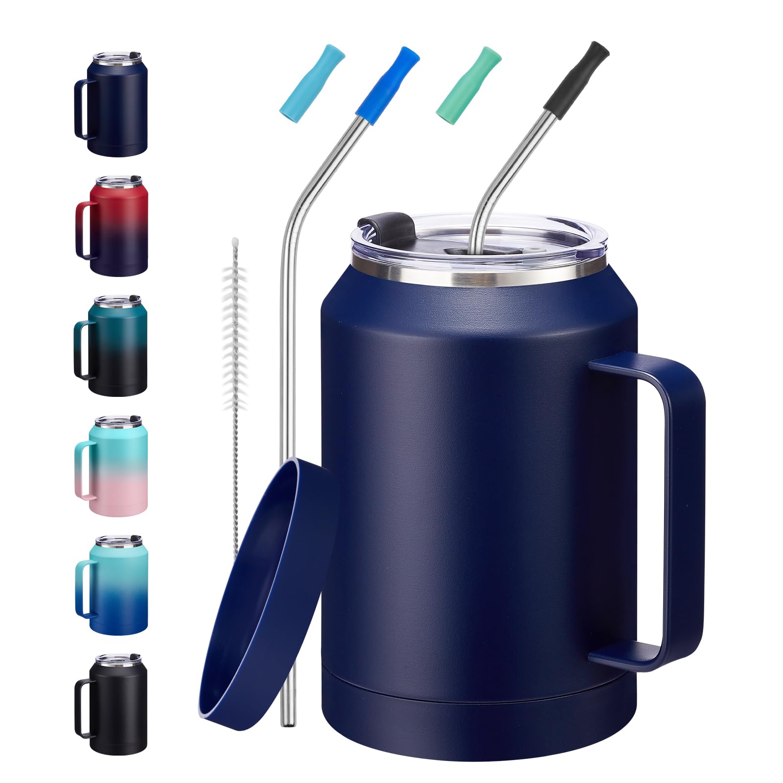 VICKNIY 32 oz Mug Tumbler in Navy