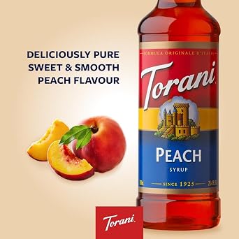 Torani Peach Syrup, 750ml