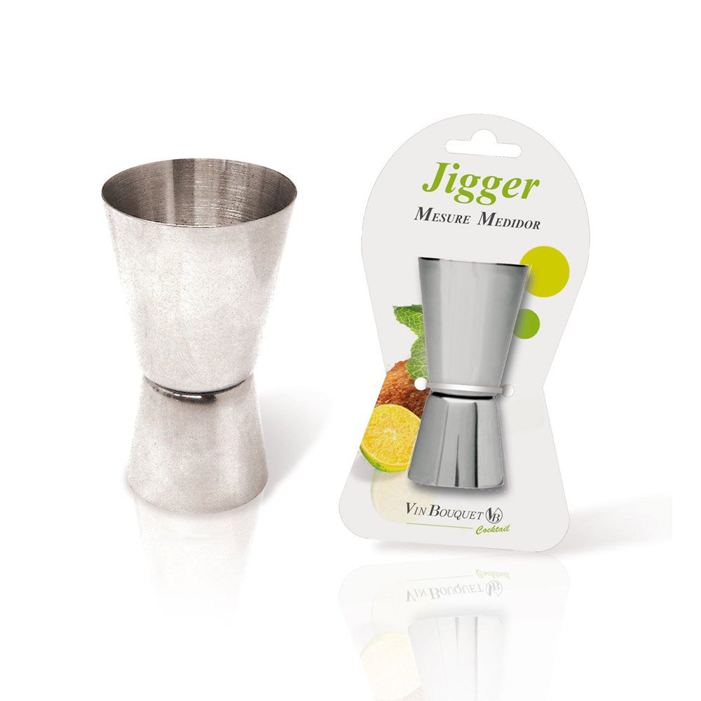 VinBouquet FIK 024 Stainless Steel Measuring Cup 40/20 ml, Standard
