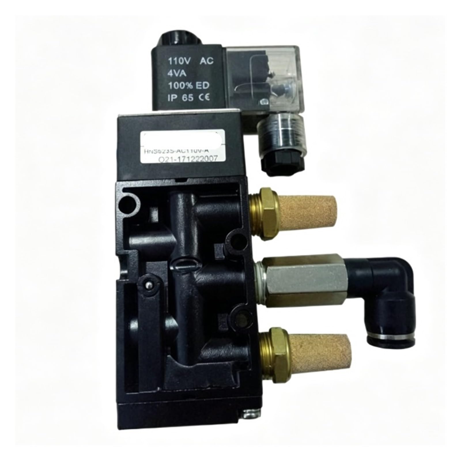 Kkhcmzpi Ac220v Solenoid Valve Hns523s Ac110v 1B Tw Dc24v 3B Tw Connector Hns523s-Dc24v Hns523s-Ac110 Hps523s-3B Hps523s-1B(Hns523s-3B-Tw)