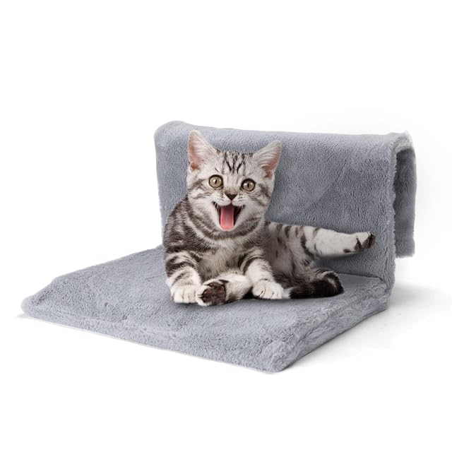 Nobleza Cama de Radiador para Gatos y Perros,Calentito Suave de Felpa Cama para Mascotas,con extraíble…