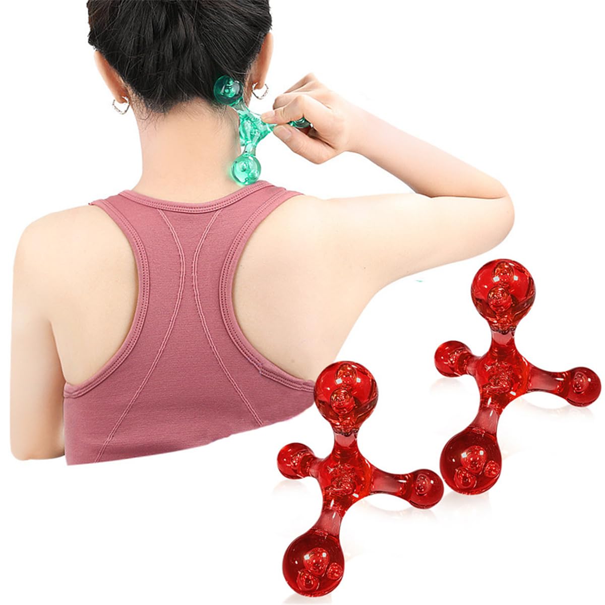 Amazon.com: Jocaluyia Trigger Point Massage Tools, 2 PCS 4 Point