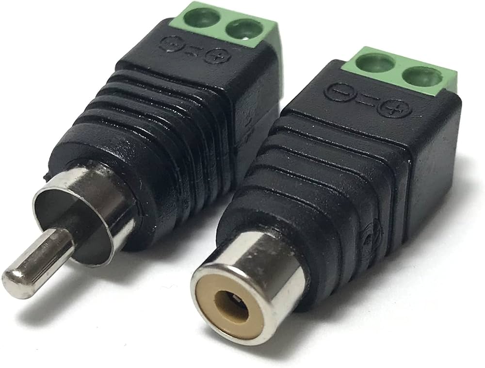 Amazon.co.jp: Access 【 2個 】自作 DIY用 RCAコネクタ オーディオ