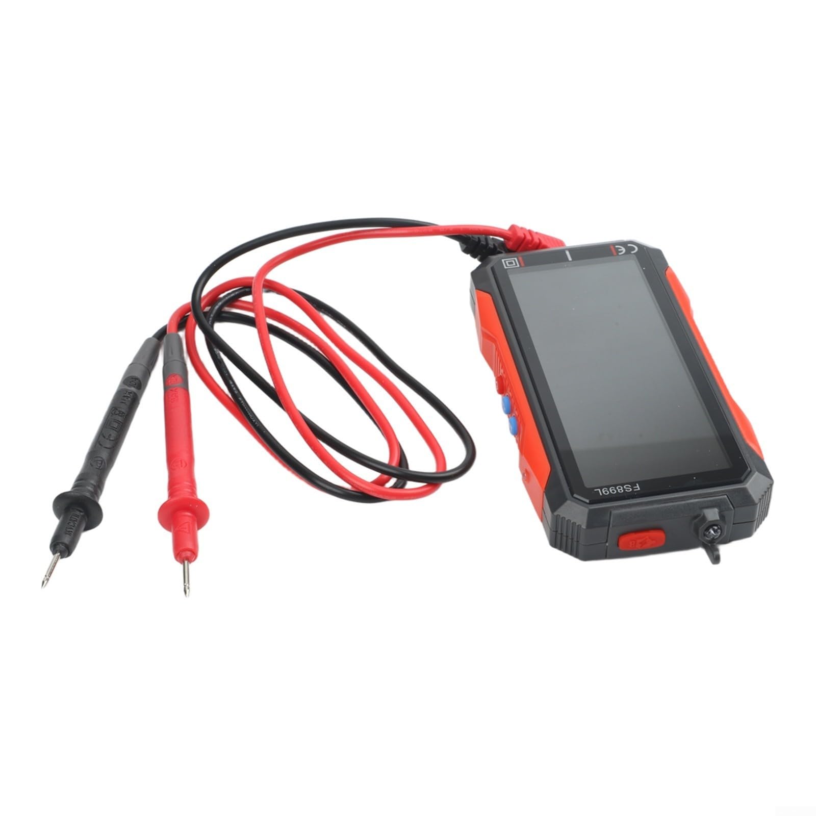 Digitales Multimeter True RMS 6000 Counts USB-C Wiederaufladbare NCV Live Erkennung für elektrische Heim-Industrie Fehlerbehebung (FS899S + Tasche + 16 in1 + 2 cl)