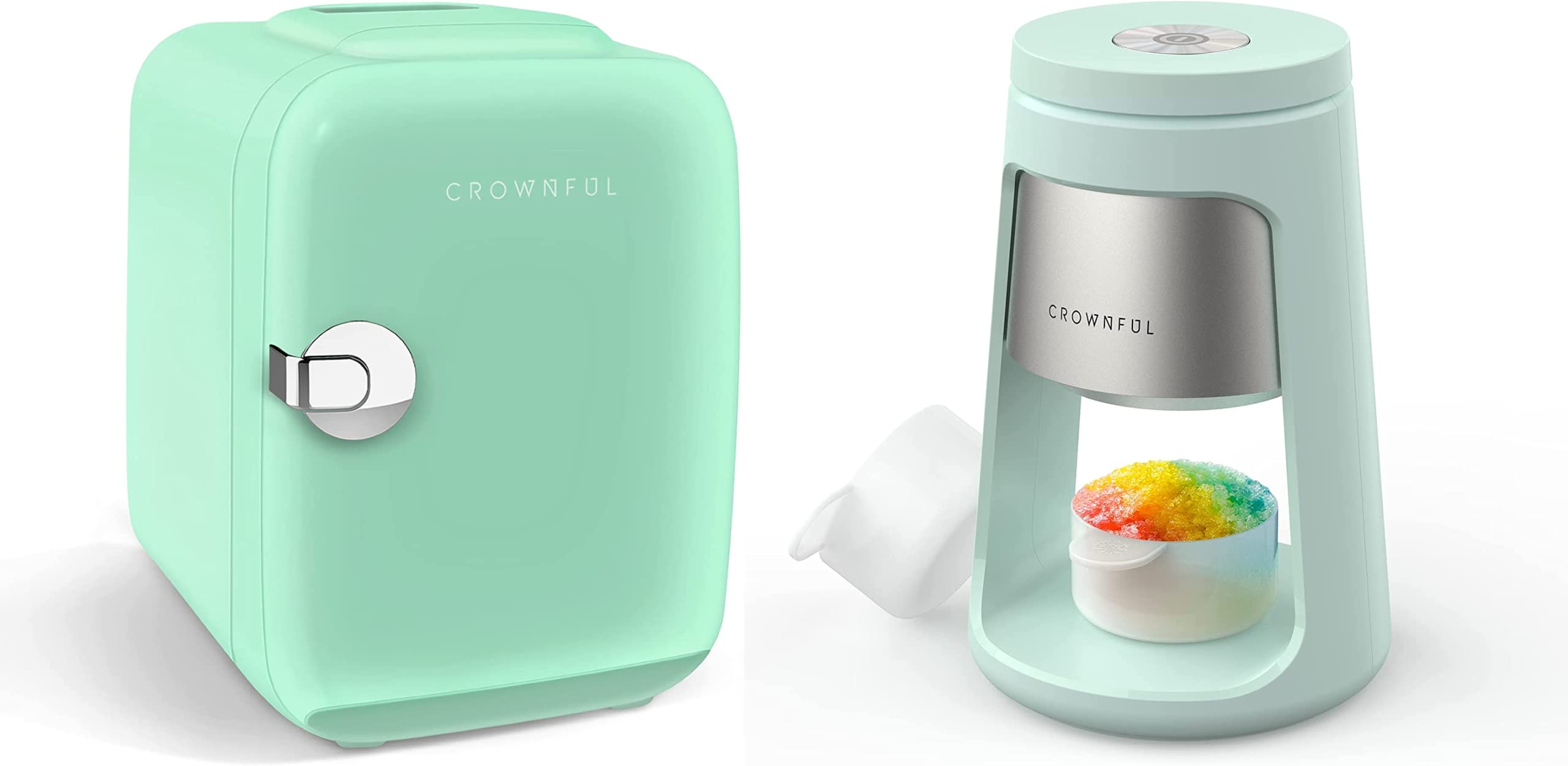 small fridge with ice machine