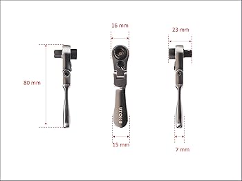 Amazon | UTOKU 1/4インチラチェットレンチ&ビットドライバー 72