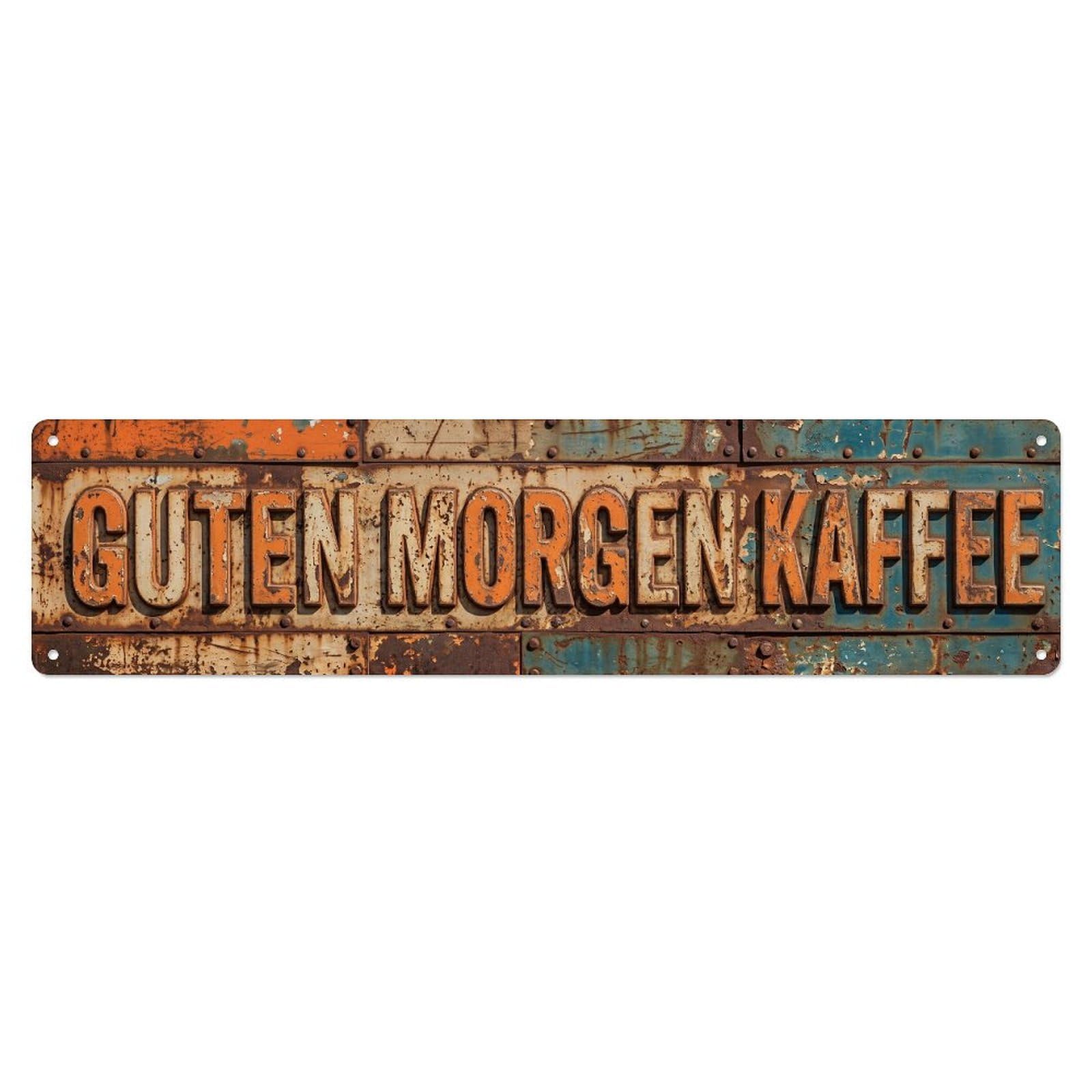 Good Morning Coffee Metal Tin Sign