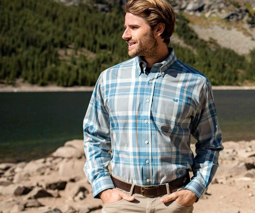 Southern Marsh Bedford Plaid Dress Shirt - Image 2