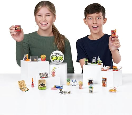 Miniatura 7 de ZURU Plus Two 5 Surprise Mega Gross Minis - Estuche de coleccionista de cápsulas de limo Mega Gross Minis, paquete de cápsulas de slime. Juguetes