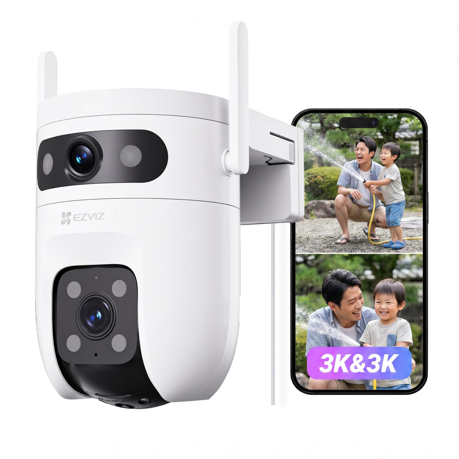 Amazon.co.jp: EZVIZ (イージービズ) C9c 3K 防犯カメラ 屋外 500万+