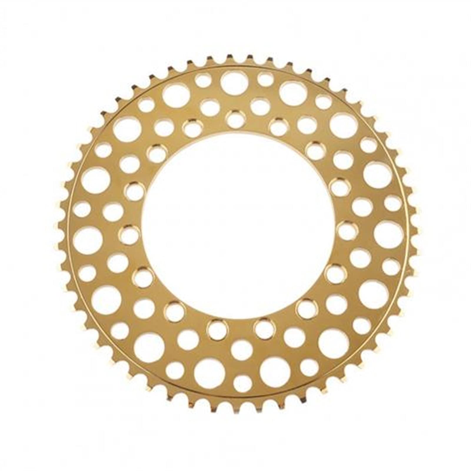 Chain Ring， Crank Chain Ring，54T/56T Round Narrow Wide Bicycle Chainring Crankset Tooth(Titanium Golden,56T)