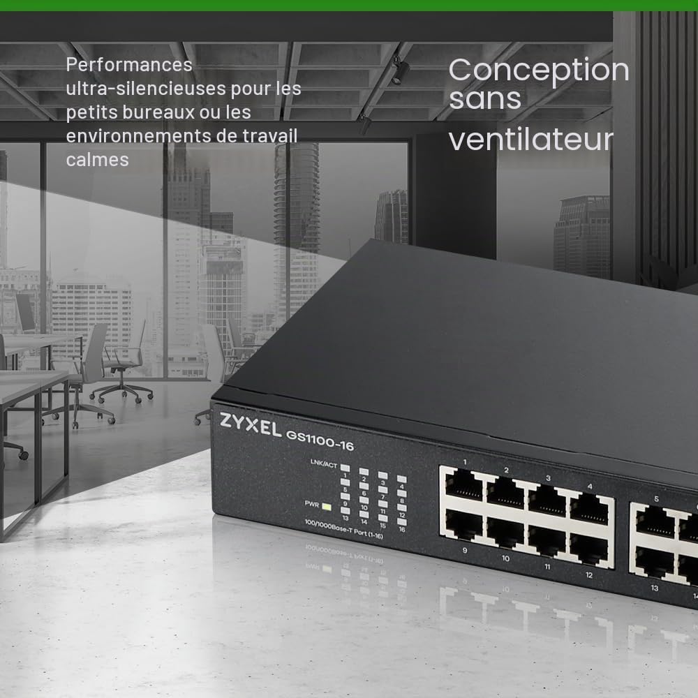 ZyXEL GS1100-16 commutateur réseau
