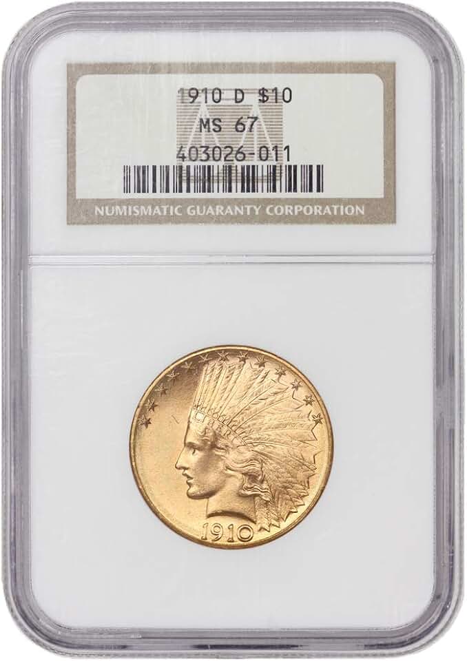 1910 Gold Indian Head Eagle