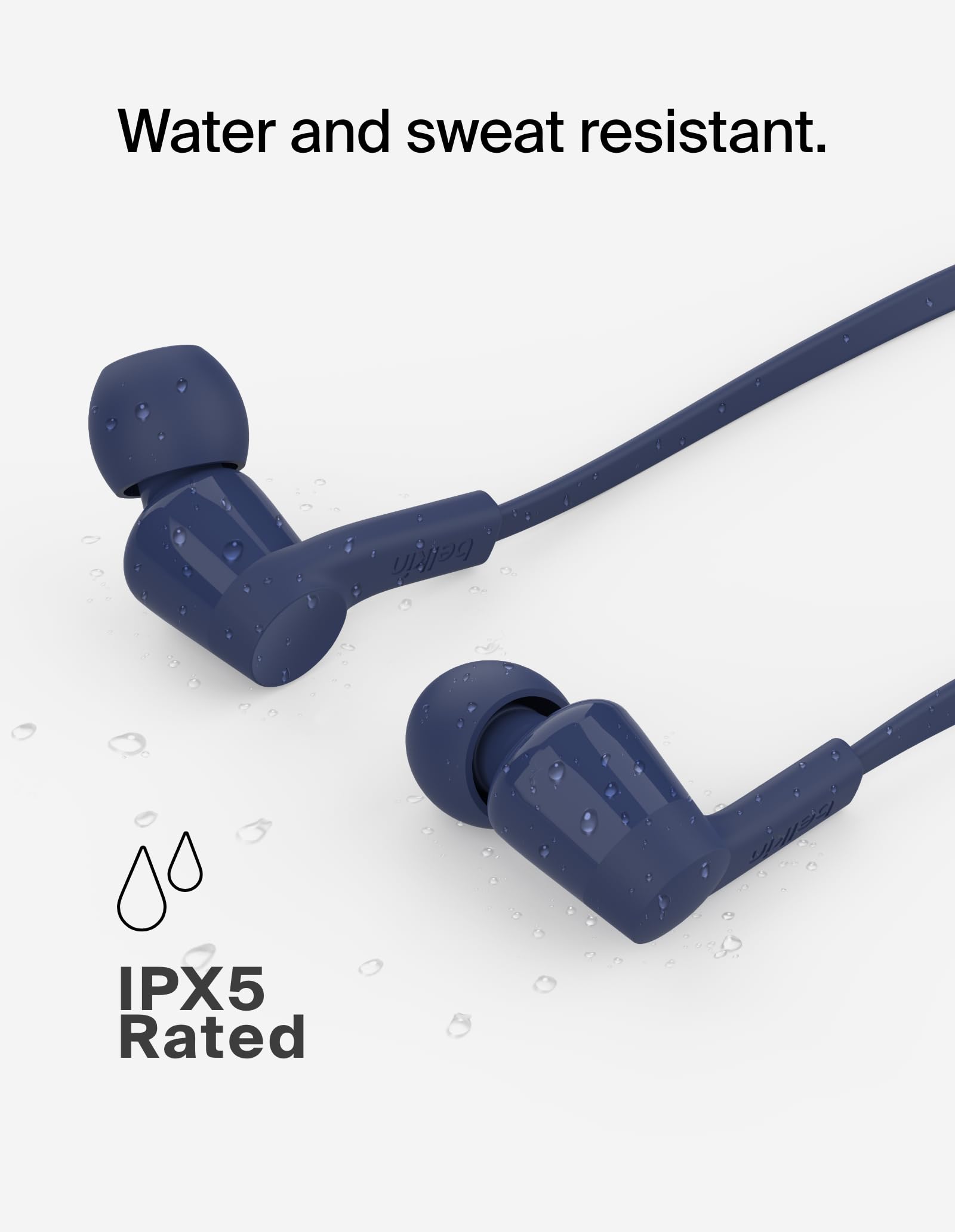 Amazon.co.jp: Belkin SoundForm 有線イヤホン USB-Cコネクタ付き