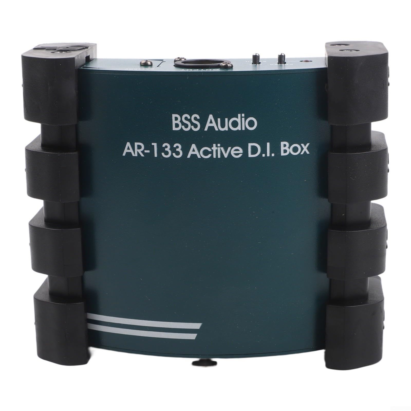 Professional Active DI Box per la conversione di impedenza Live Sound Studio Registrazione Alloggiamento in lega di alluminio Blu Portatile 20x17.7x6.6CM Compatibile per