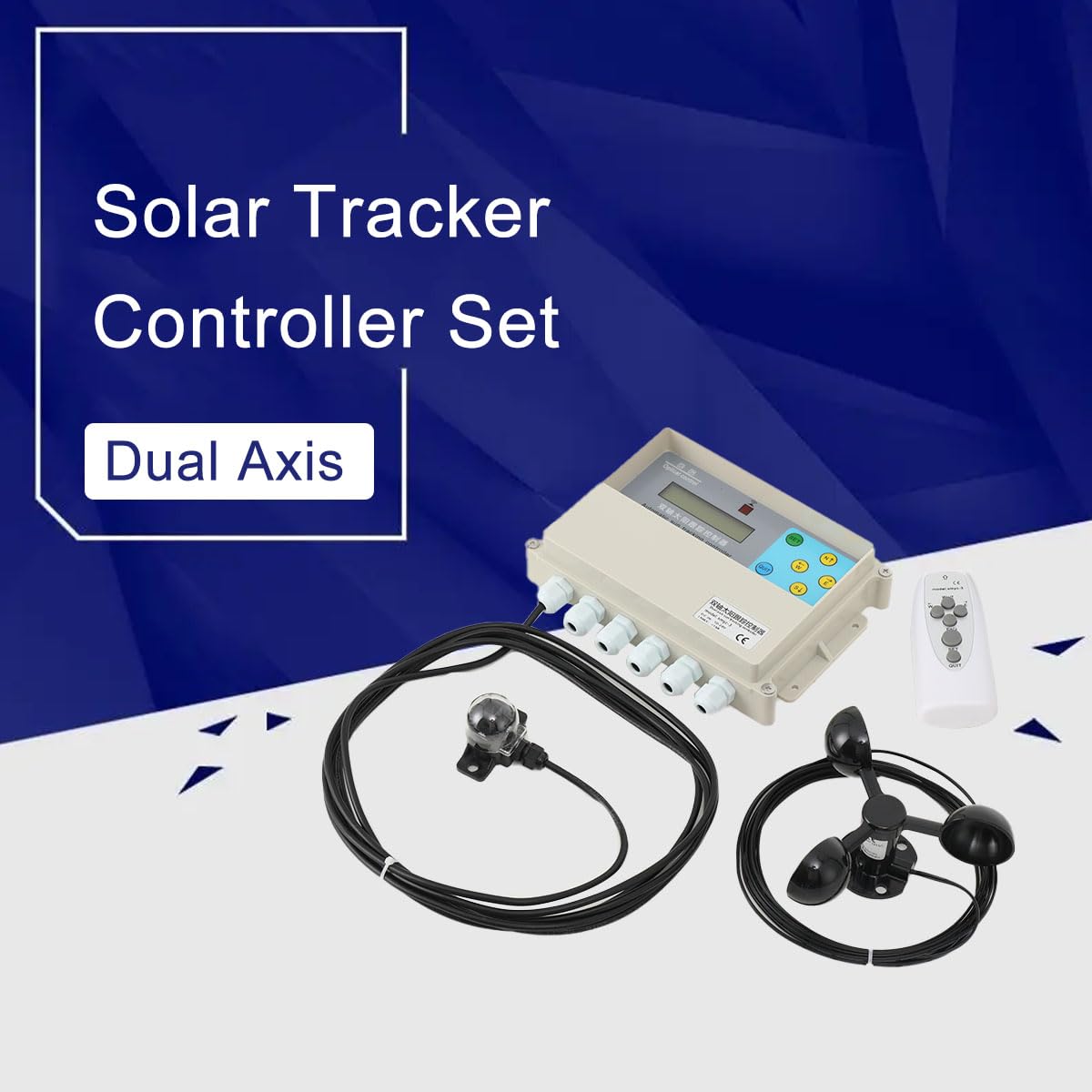 Solar Tracker Single Axis Solar Tracking System Solar-Tracking Controller | Sun Automatic Tracking Controller Automatischer Solar-Tracking-System mit 2 m Kabel for PV Solar Panel System