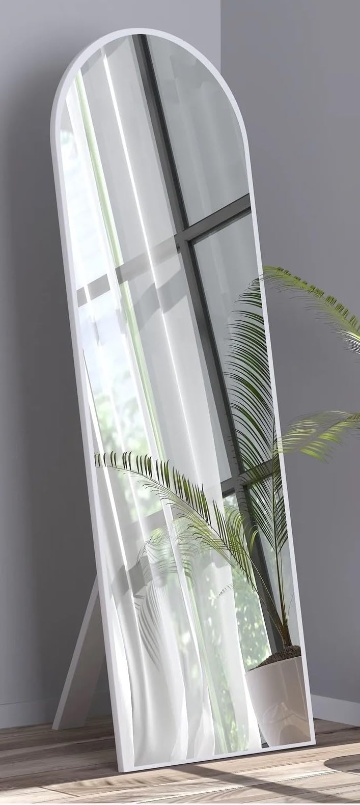 nysamo Nice Beyaz Antre Koridor Duvar Salon Banyo Wc Ofis Çocuk Yatak Odası Boy Ayna 50x150 Cm