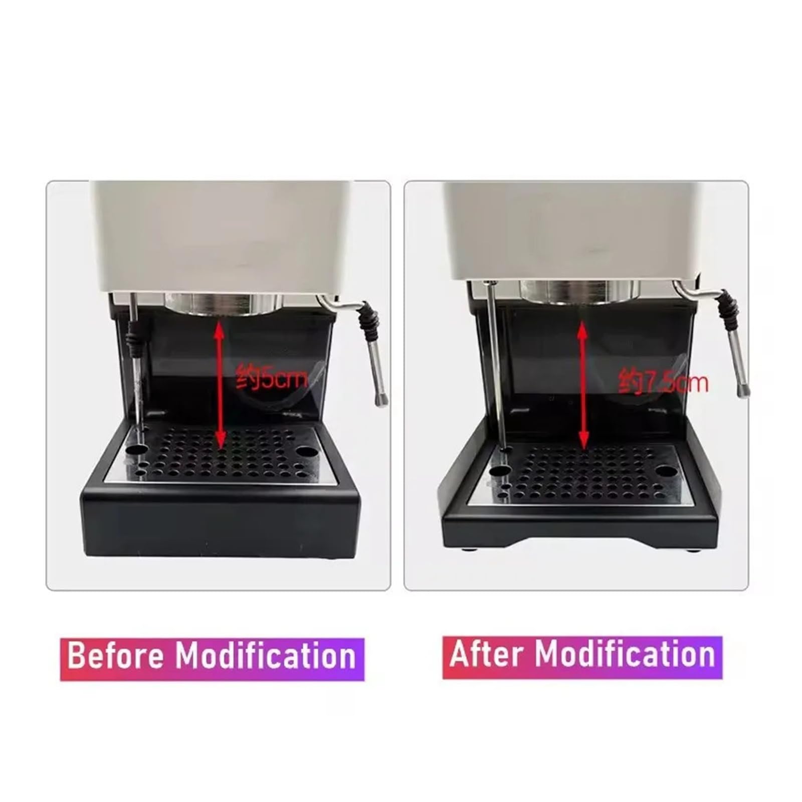 Caffè Goccia Vassoio,Compatibile Con Gaggia Classic Pro Tubo Di Drenaggio