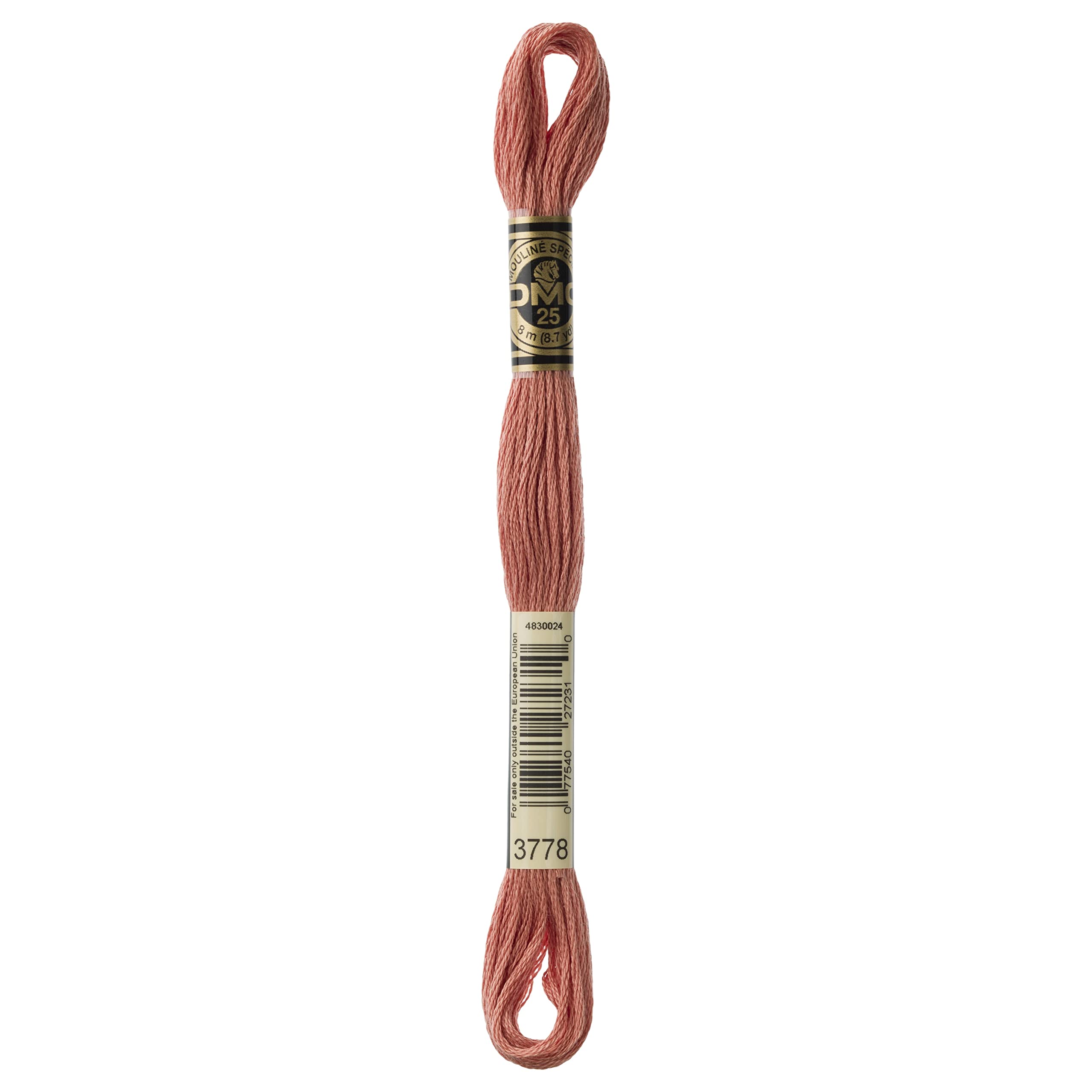 DMC 6-Strand Embroidery Cotton Floss, Light Terra Cotta