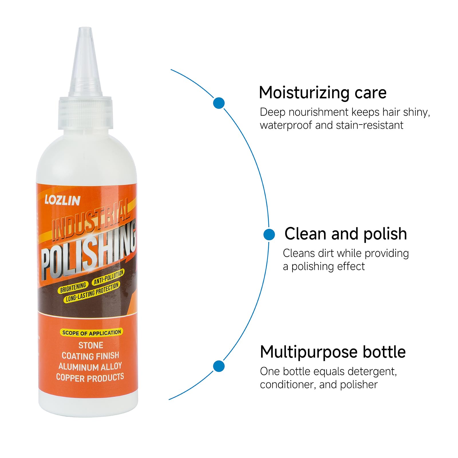 Restore Stone & Metal Shine - LOZLIN Polish Paste -4
