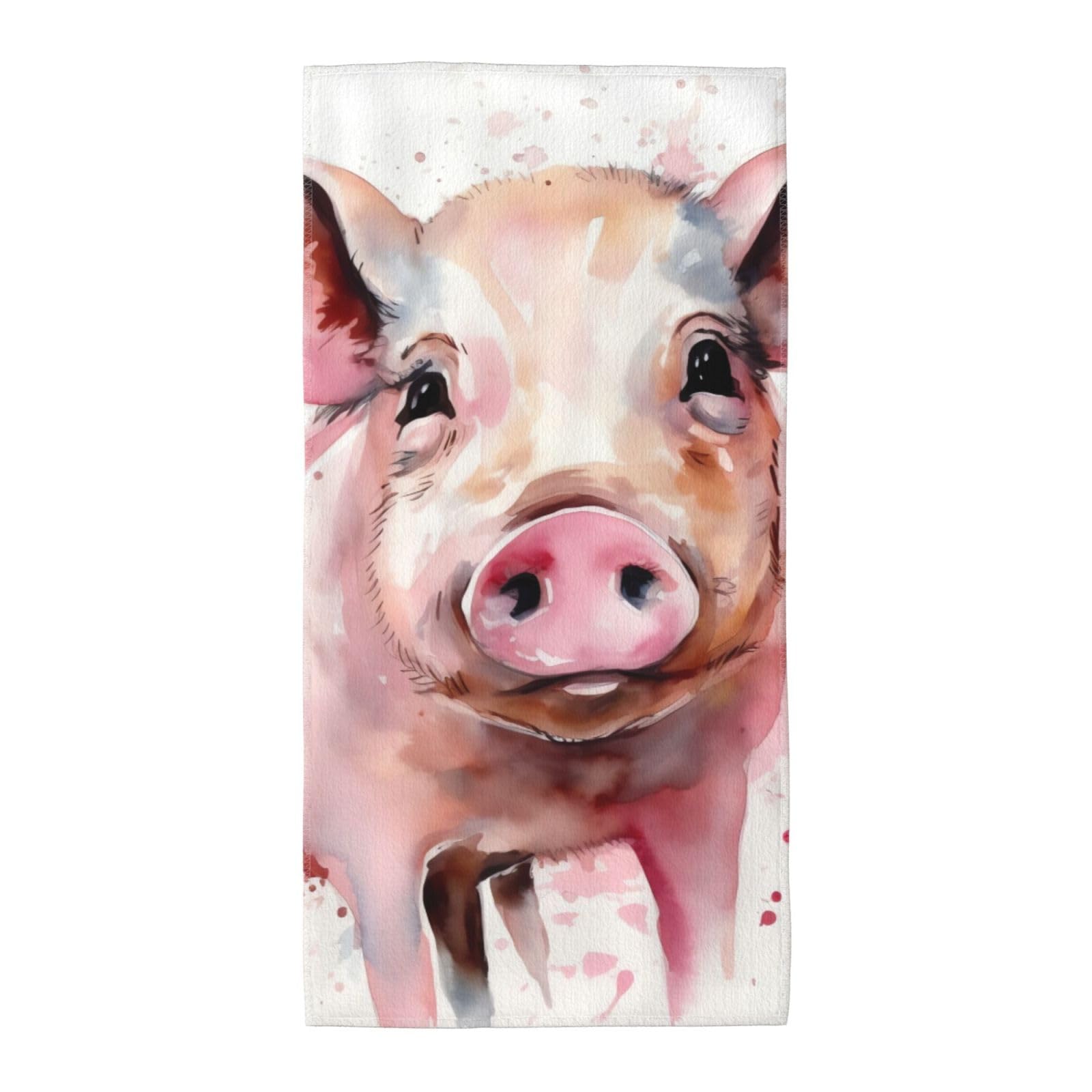 FekiLoot Absorbent Hand Towels 13.8"X27.5" Decorative Bathroom Towel Soft Microfiber Face Towel Smiling Dish Kitchen Towels for Bathroom Kitchen Hotel Spa Bath Towels