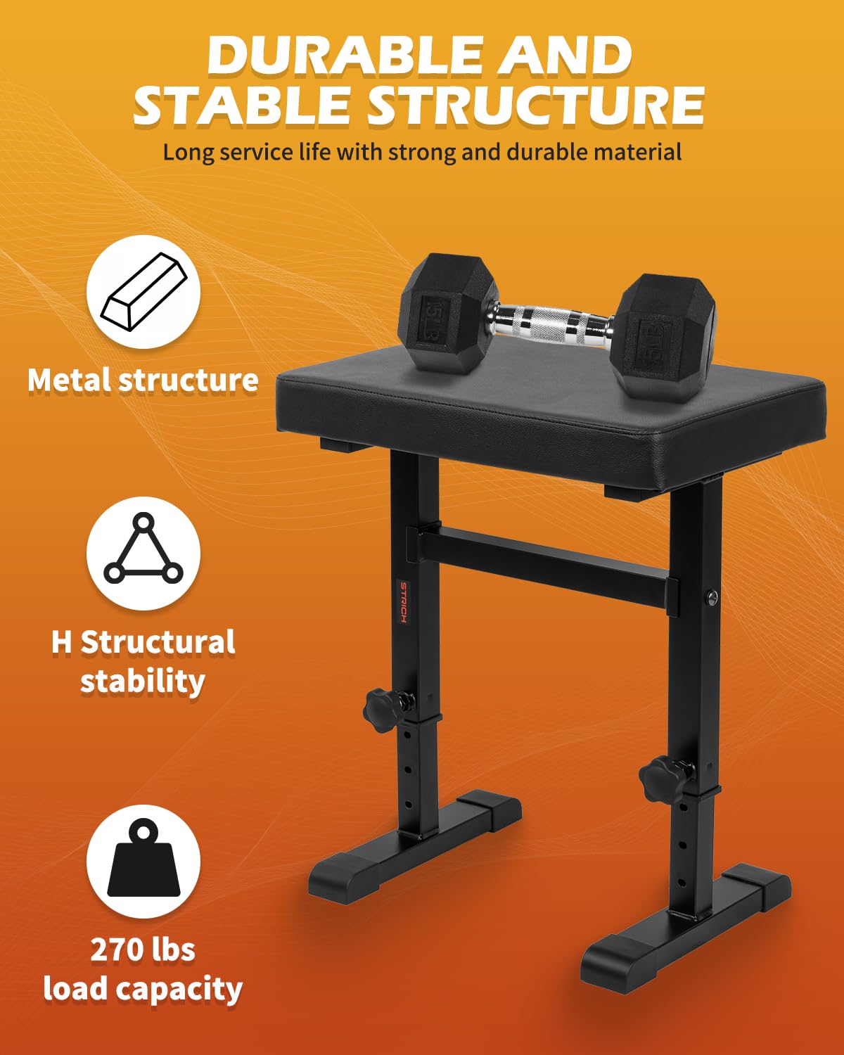 Banco de piano ajustable en altura para piano con asiento acolchado para músicos, color negro, modelo SPB-M60 de piel sintética