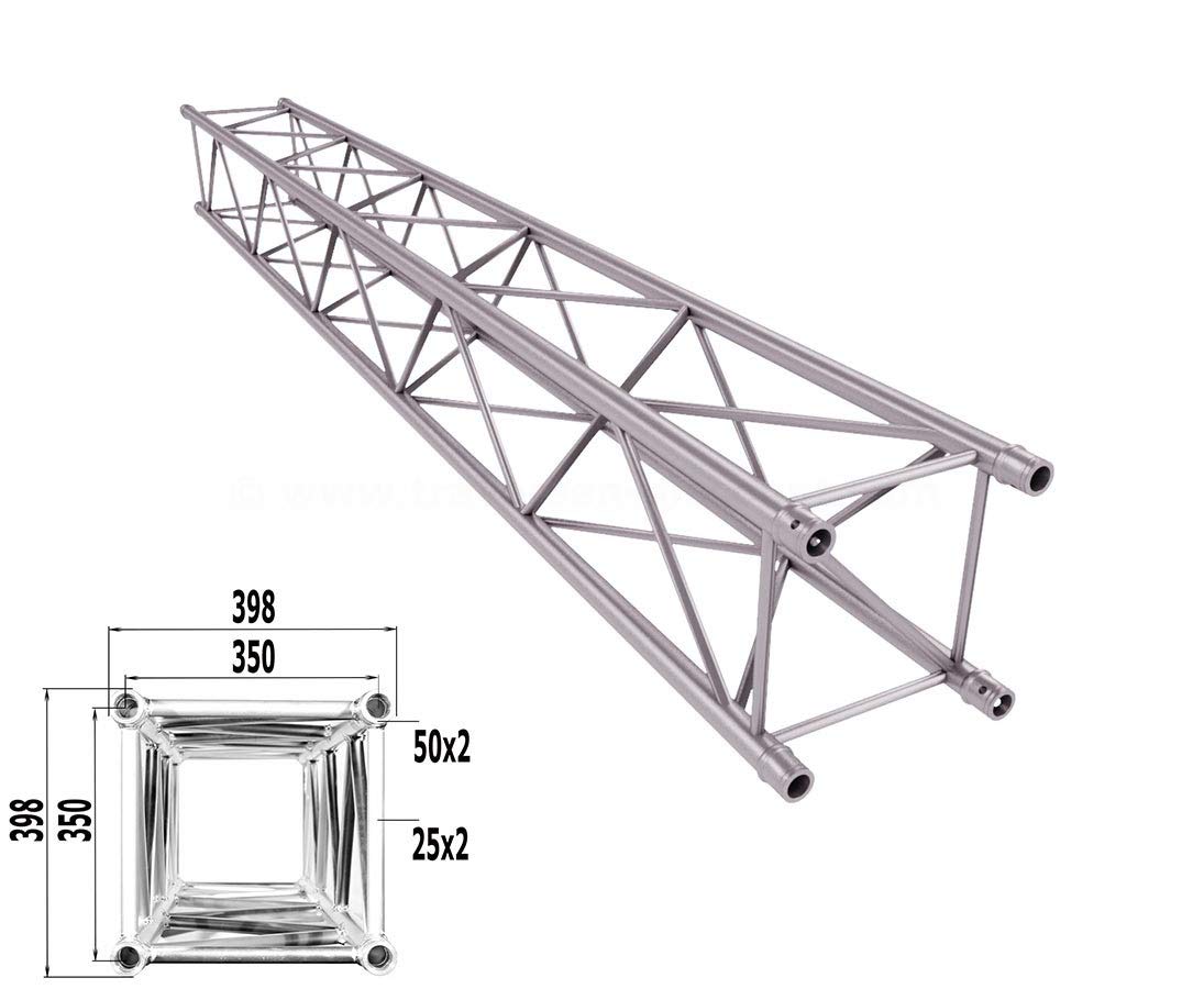 Traverse 4 Punkt Bühnen Truss T400-4 350cm, Alu System Trussing AST