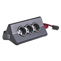 BTicino S3713GBU Ciabatta Multipresa da Scrivania con Spina 10 A