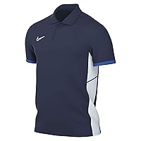 Nike FZ9759-410 M NK DF ACD25 SS Polo Maglia Lunga Uomo Midnight Navy/Royal Blue/White/White Taglia M