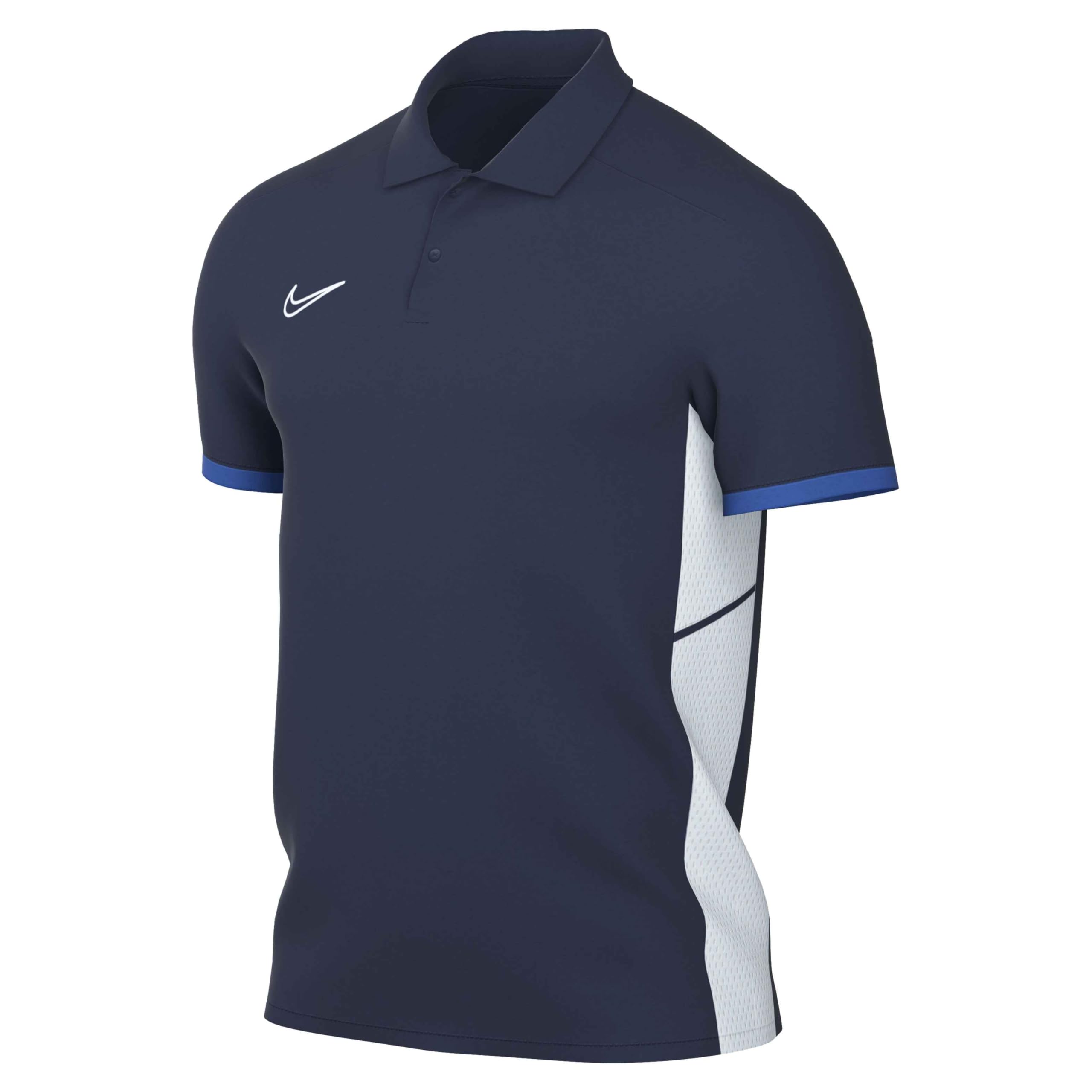 Nike FZ9759-410 M NK DF ACD25 SS Polo Sweatshirt Men's Midnight Navy/Royal Blue/White/White Size M