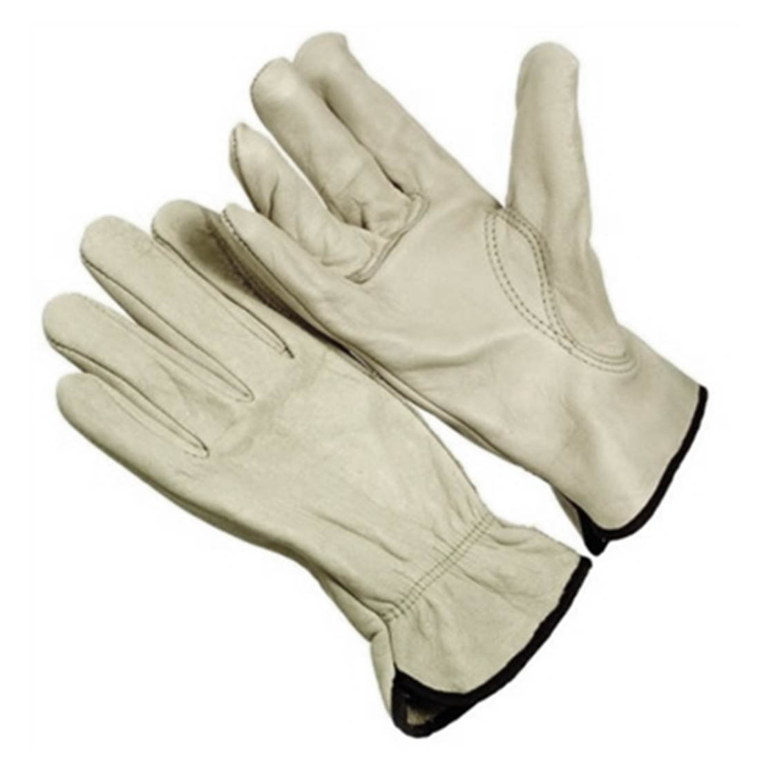 Grain Cowhide Leather Driver Gloves, Unlined, Keystone Thumb, 3XL, One Pair