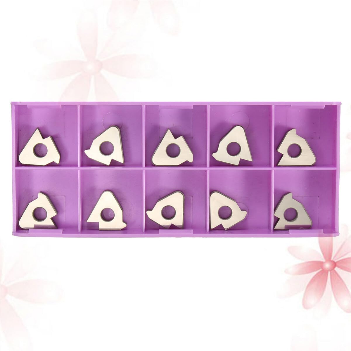 Baluue 10PCS 16ER /16IR 0 SER/SEL Lathe Indexable Threading Carbide Insert Carbon Metal Lathe Threading Inserts Component