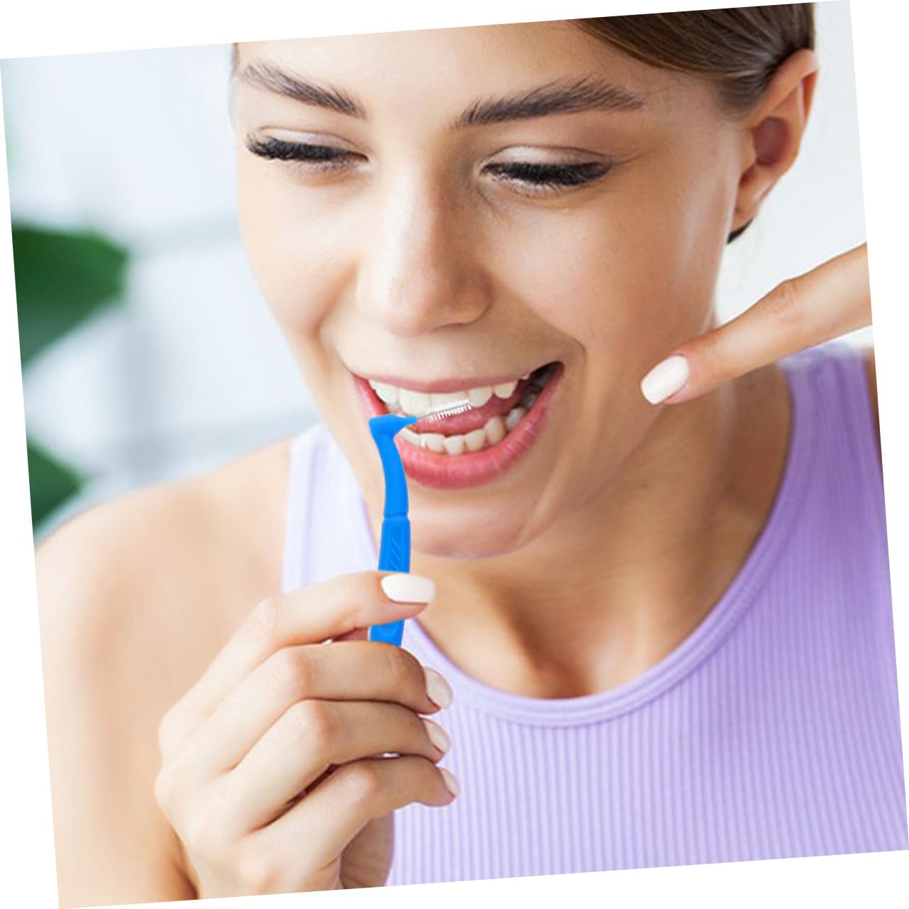 Ipetboom 5 Sätze Interdentalbürsten Handliche Zahnbürsten Für Enge Zahnzwischenräume Langlebig Und Praktisch Für Mundpflege 30 Stück * 5