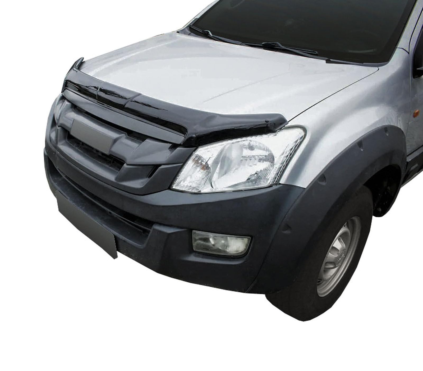 SCOUTT Bra de Capot Déflecteur de Protection pour Isuzu D-Max 2012-2017, Aérodynamique, Assemblage Facile, Aucun Perçage Requis