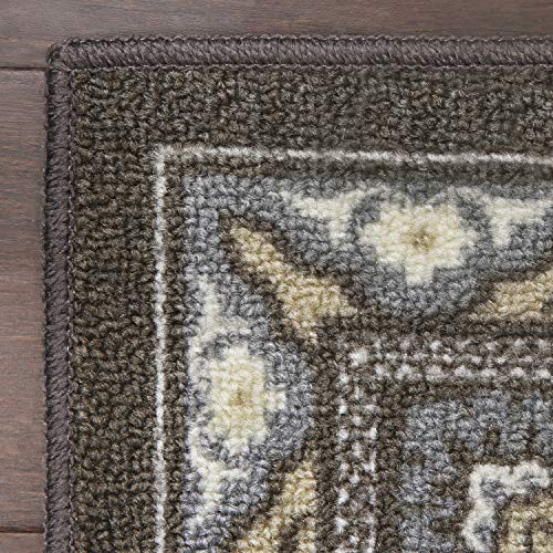 Maples Rugs Florence Kitchen Rugs Non Skid Washable Accent Area Carpet [Made In Usa], 1'8 X 2'10, Light Brown #TOP4