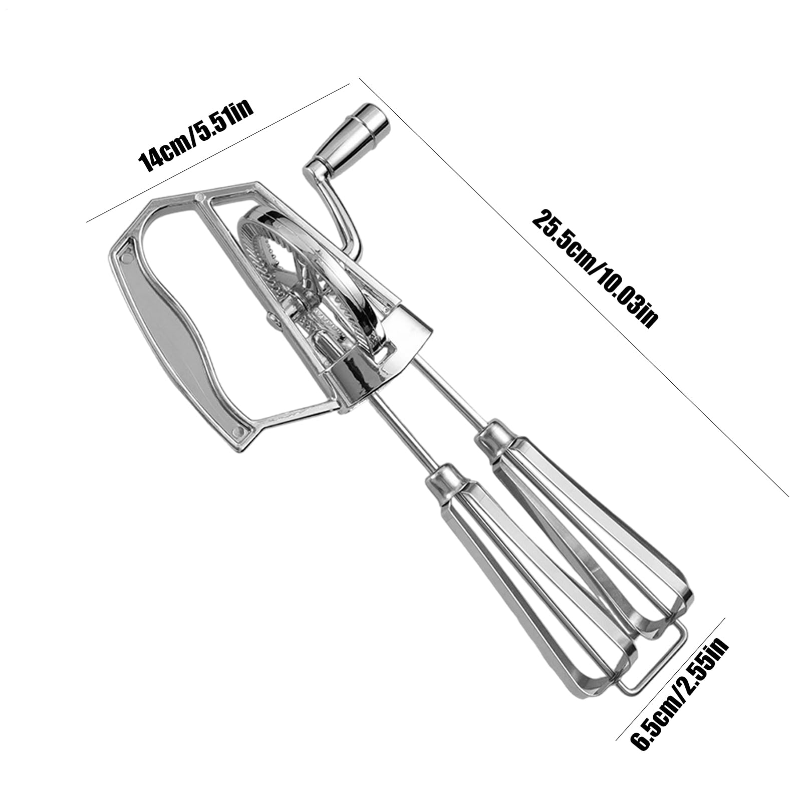 Frullatore manuale ALPINA in acciaio inox con tritatutto da 1000W