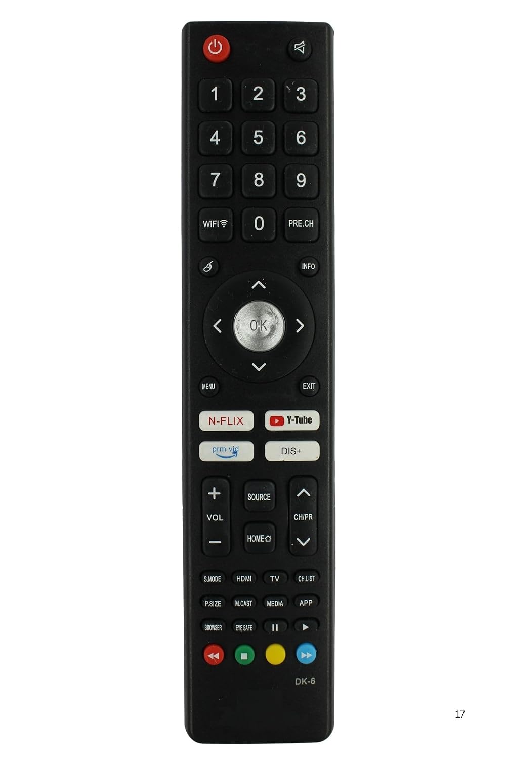 Smart TV Remote Control Compatible for SKYWALL LED LCD TV, Model (TKE-457)
