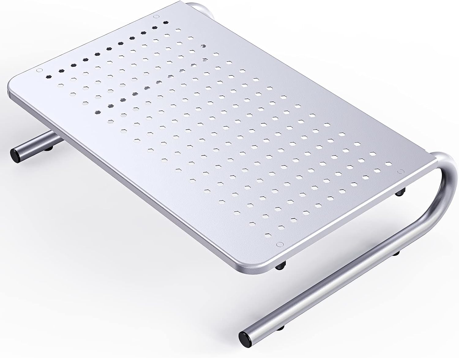HUANUO Monitor Stand Riser, Monitor Riser, Laptop Stand, Laptop Shelf w/Vented Metal, Desktop Computer Stand for Screen, Laptops, Printer, Laptop Riser for Home & Office, Monitor Riser Stand for Desk