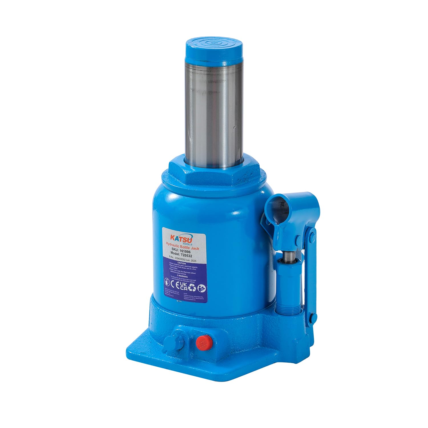 KATSU Tools Gato hidráulico Botella Perfil bajo Compacto 32 T – Elevador Pesado para reparación y Mantenimiento de vehículos