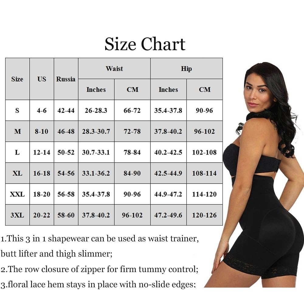 2pcs Butt Lifting Shapewear for Women Tummy Control Faja Shorts Hip Enhancer Shapewear Shorts Thigh Slimmer Intimo Donna